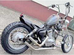 ヤマハ　ＸＶ２５０ビラーゴ　オールドスクールチョッパー　エイジングタンク　ＥＲ製トリプルツリー　絶版メイドインビー６ベントハンドル