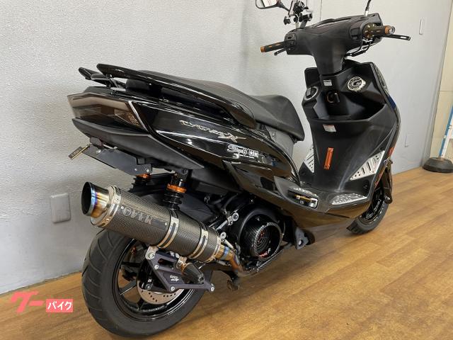 ヤマハ シグナスＸ ＳＲ ＯＶＥＲ製マフラー・ＫＮ企画製リアサスペンション装備 前後ホイールカスタム｜バイク王  静岡店｜新車・中古バイクなら【グーバイク】