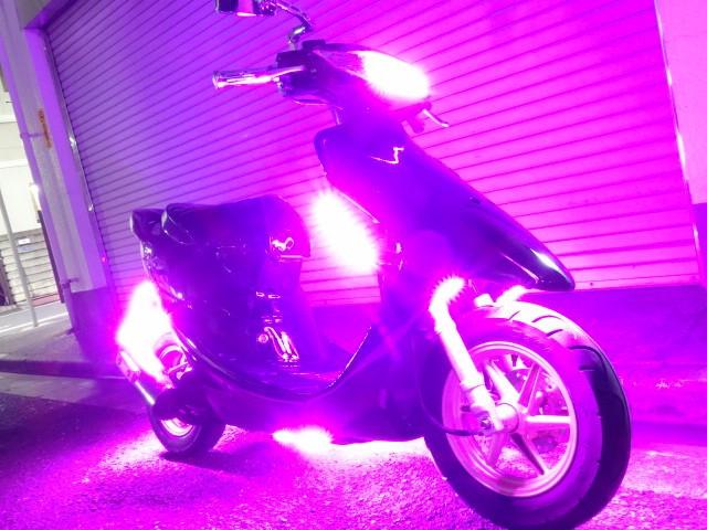 ホンダ ライブDio ZX NEWアイライン・フルピンクLED・2