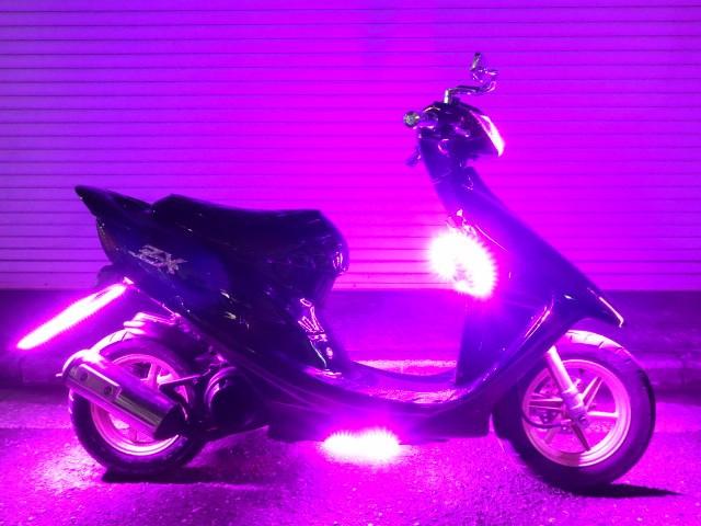 ホンダ ライブDio ZX NEWアイライン・フルピンクLED・2