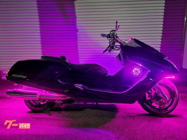 マグザム SG21J ピンクネオンLED Bluetoothオーデイオシステム(リモコン付)2スピーカー ガラスコーティング済
