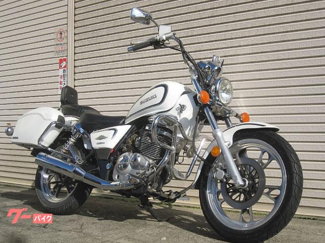 スズキ ＧＺ１２５ＨＳ ノーマル車 パールホワイト ２０１０年モデル 大型バンパー リアボックス標準装備｜小出輪業｜新車・中古バイクなら【グーバイク】