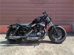 ＨＡＲＬＥＹ−ＤＡＶＩＤＳＯＮ　ＸＬ１２００Ｘ　フォーティエイト　後期型　タンクアップ　コイル・メーターサイド移設　サイドナンバー　Ｚバー　シート　ＥＴＣ