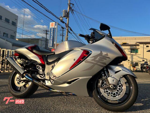 GSX1300Rハヤブサ OVER製フルエキ バーハンドル バクステ スマートモニター ドラレコ ホイール ラジアルマスターブレー