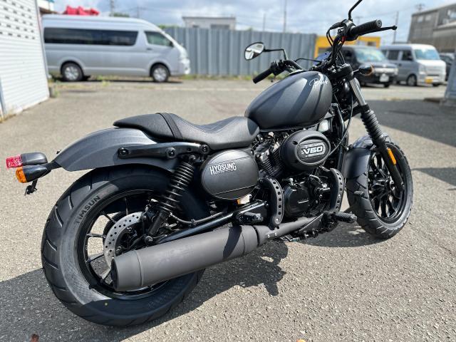 HYOSUNG GV125Sボバー マットブラック 後期マイチェン後