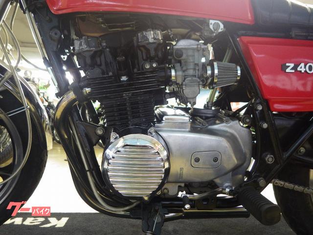 旧車typeメッキカバー付きリヤショック新品z400fxゼファー