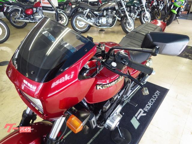 カワサキ ZRX400 キャブ仕様 社外マフラー スマホホルダー