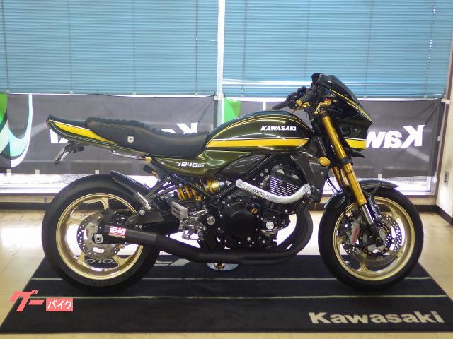 Z900RS ヨシムラマフラー&バックステップ ブレンボFキャリパー オーリンズリヤショック ゲイルスピードタイプGP1Sホイル他