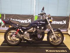 カワサキ　ＺＥＰＨＹＲχ　Ｇ３　キャブ仕様　モリワキ車検対応マフラー　ＭＲヘットライト　Ｚ２タイプハンドル　フェンダーレスキット　グラブバー