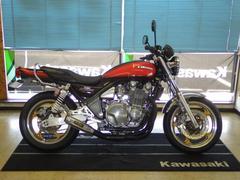 カワサキ　ＺＥＰＨＹＲ１１００　逆車　火の玉カラー　ＷＰリヤショック　ＭｉｄＫｎｉｇｈｔモナカマフラー　Ｚ１風テール回り　メッキＦフェン