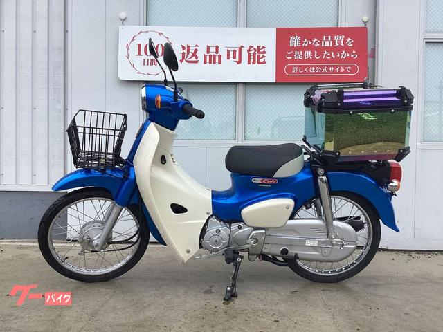 ホンダ スーパーカブ50　35,000km FI 4速 セル一発 ﾌﾛﾝﾄ･ﾘｱBOX付 即乗りOK ホンダ スーパーカブ50 リアボックス装備 フロントバスケット付き