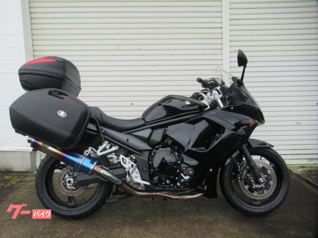 Ｂａｎｄｉｔ１２５０Ｆ　純正ボックス・ワイバンフルエキマフラー・ＥＴＣ１．０・電源ソケット・社外レバー・エンジンスライダー