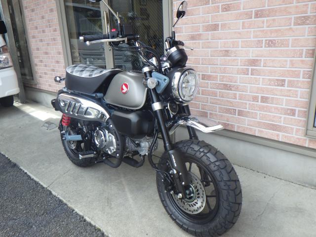 希少なモンキー１２５パールカデットグレー入荷致しました！本日入荷！現在入手困難車輌！HONDA　新車販売中！即納車両在ります ホンダ モンキー125 ABS 2025年モデル パールカデットグレー