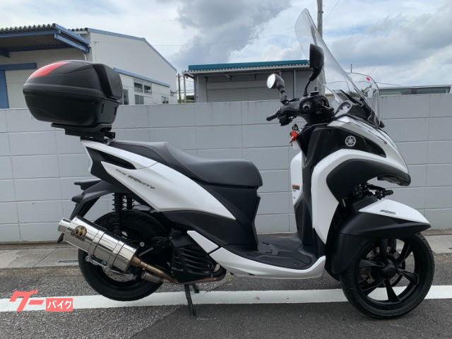 ヤマハ トリシティ１５５ ａｂｓ ｓｐ忠雄マフラー グリップヒーター付き ｇｉｖｉロングスクリーン 株 ｗｉｎｇ オオタニ 新車 中古バイクなら グーバイク