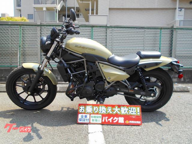 【美品】エリミネーター400 タンク　パールサンドカーキ カワサキ エリミネーター400 プラザエディション／パール