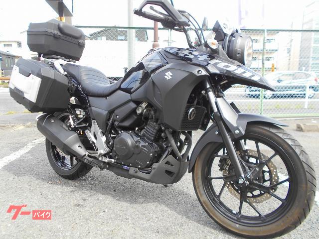 Ｖ−ストローム２５０　ローシート／純正フルパニア付