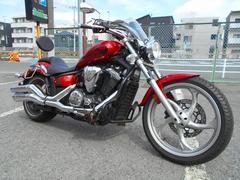 ヤマハ　ＸＶＳ１３００ＣＡ　ストライカー／プレスト正規輸入逆車／純正スクリーン／バックレスト／エンジンガード付