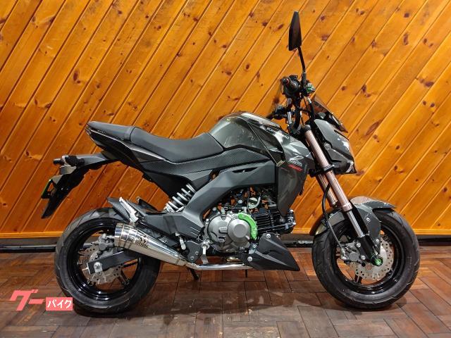 カワサキ Ｚ１２５ＰＲＯ ピュアスポーツメガフォンマフラー装備