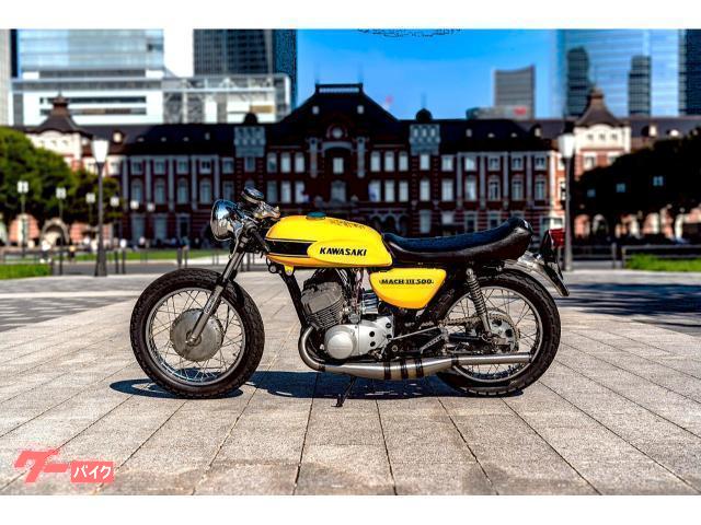 カワサキ 500SSマッハIII カナリヤイエロー エグリ500マッハ3