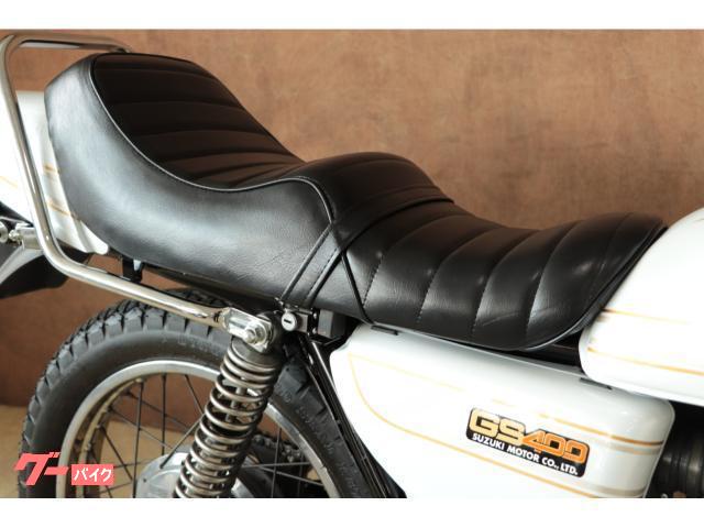 スズキ GS400 1型スポークホイール カスタムパールホワイトE2