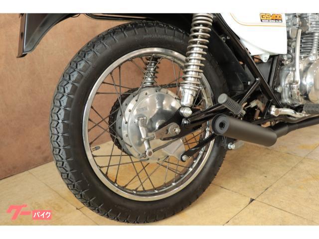 スズキ GS400 1型スポークホイール カスタムパールホワイトE2