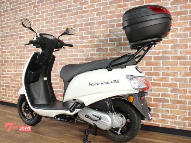 スズキ アドレス125 DP12H型 リアキャリア ボックス｜バイク