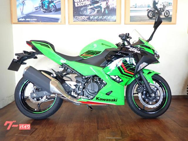 Ninja 400 KRT ローダウン仕様 ショートサイドスタンド スライダーガード ETC車載器 USB電源