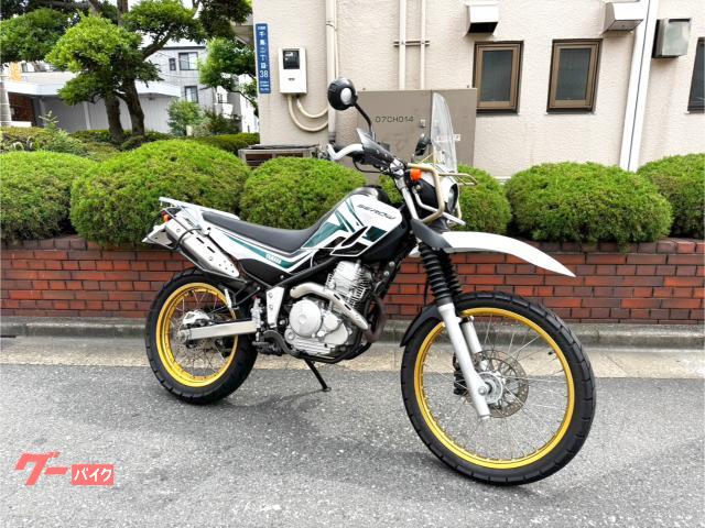 セロー250 ETC、フロントスクリーン、ハンドルガード、リアキャリア かなり綺麗なDG17J