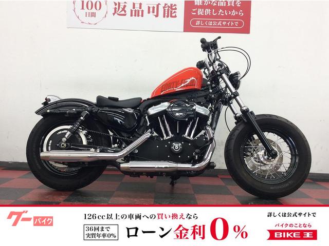 ＸＬ１２００Ｘ　フォーティエイト　２０１２年モデル　排気弁調整付マフラー　アップハンドル　クリアキン製エアクリ