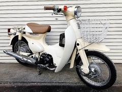 ホンダ　リトルカブ　フルノーマル　４サイクル　インジェクション　セル付き４速　バージンベージュ／ココナッツホワイト