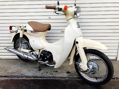 ホンダ　リトルカブ　フルノーマル　４サイクル　インジェクション　セル付き４速　バージンベージュ／ココナッツホワイト