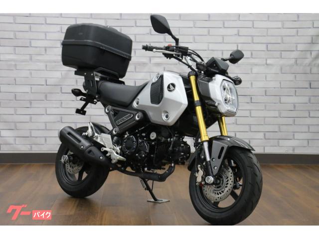 グロム　２０２１年モデル　社外アルミハンドル　Ｇクラフトバックステップ　リヤボックス　社外リアショック　スモークウィンカーレンズ等