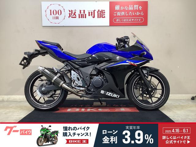 ＧＳＸ２５０Ｒ　ＷＲ‘Ｓサイレンサー　バーエンドミラー　２０２０年モデル