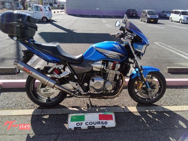 CB1300Super Four ETC レーダー探知機 GPS探知機付き ブルー SC54