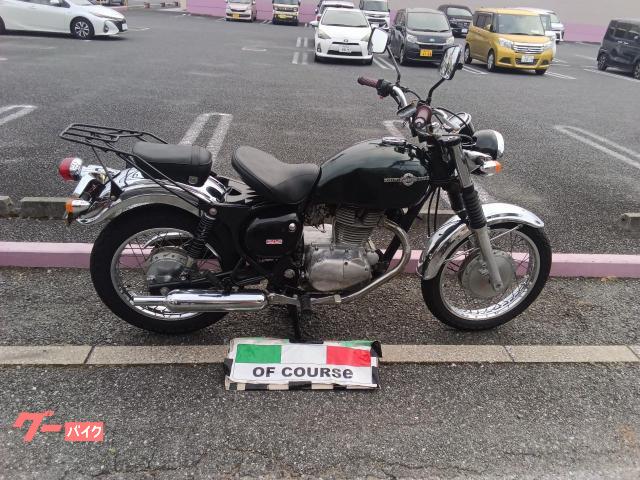 エストレヤカスタム　ＢＪ２５０Ａ　４スト　セル付き　深緑