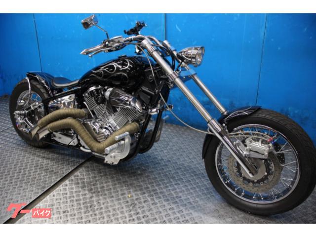 ドラッグスター１１００　　ＶＰ１３Ｊモデル　フルカスタム　カスタムマフラー