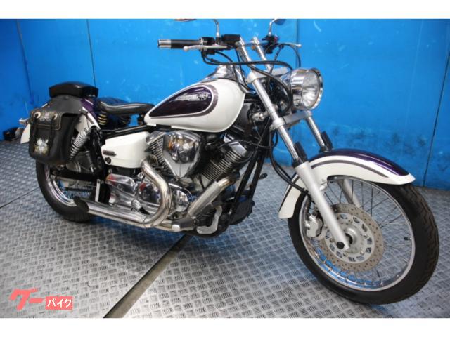 ドラッグスター２５０　　ＶＧ０２Ｊモデル　カスタムマフラー　サイドバック