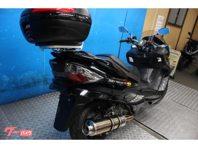 ３日間限定セール！ 119800円→79800円 スズキ スカイウェイブ250 CJ45A TYPE M インジェクション車 通勤通学に！ 社外マフラー装着！ 即乗り可！ スズキ スカイウェイブ250 タイプM 2007年モデル