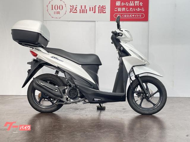 スズキ アドレス１１０ ２０１８年モデル リアボックス装備｜バイク王 ＧＬＯＢＯ蘇我店｜新車・中古バイクなら【グーバイク】