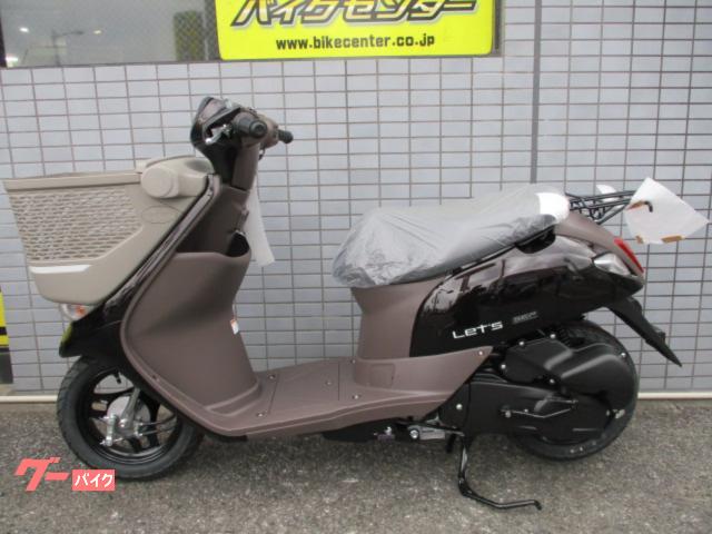 スズキ レッツバスケット　ＣＡ４ＡＡ型　グラスナイトミッドナイトブラウン　メーカー保証２年　国内正規取扱車両の画像（千葉県