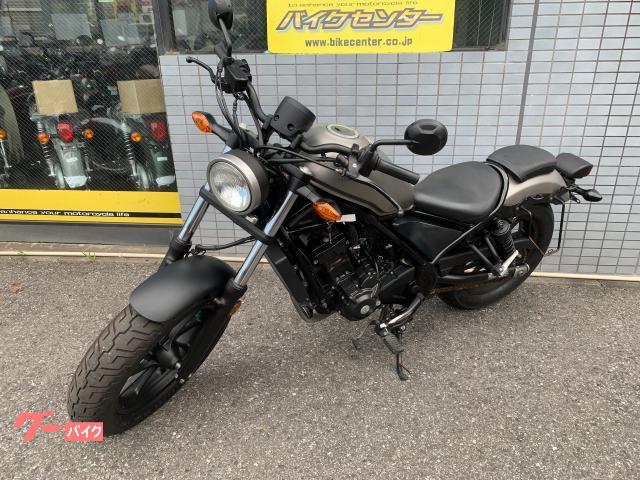 ☆55万円！レブル250 ABS 2017年モデル バックレスト付き