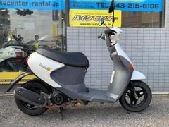 スズキ　レッツ４　２０１２年モデル　インジェクション　メットイン　リアキャリア　燃料計　日本生産車両