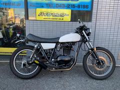 カワサキ　２５０ＴＲ　２００５年モデル　キャブ　スワローハンドル　ＲＰＭフルエキマフラーＪＭＣＡ　タックロールシート　前後カスタムフェンダー