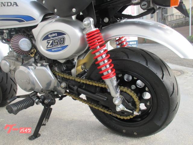 ホンダ モンキー改 キタコボアアップマフラーキャブアルミホイール