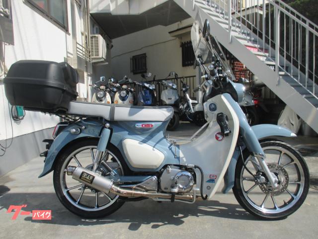 スーパーカブＣ１２５改　パーツ多数ヨシムラＧＰ−ＭＡＧＮＵＭサイクロンマフラー
