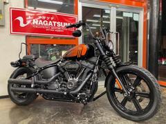 ＨＡＲＬＥＹ−ＤＡＶＩＤＳＯＮ　ＦＸＢＢＳ　ソフテイルストリートボブ１１４　２０２３年モデル　コブラマフラー　２．０ＥＴＣ　サイドナンバー　グリップヒーター他改多