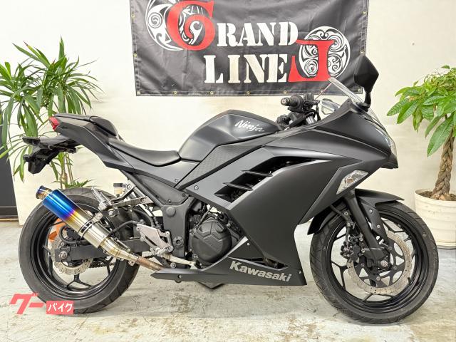 Ｎｉｎｊａ　２５０Ｌ　　社外マフラー　フル塗装　２０１３年式　３１馬力　マッドブラック