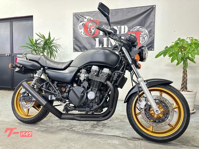 ホンダ CB750 ゴールドホイール ショート管マフラー タイヤ前後