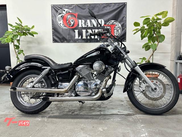 ドラッグスター２５０　スラッシュマフラー　コブラシート　スモールウインカー　タイヤ前後新品フルブラック