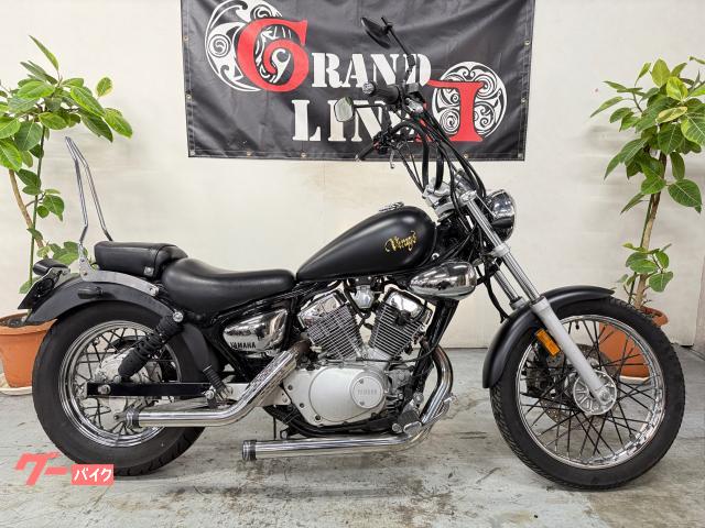 ＸＶ２５０ビラーゴ　ショットガンマフラー　シーシーバ−　スモールウインカー　アップハンドル　マットブラック